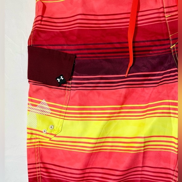 Under Armour Men Heat Gear Reblek Stretch Board Swim Shorts Multicolor Size 32 - Picture 6 of 7